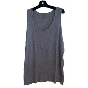 NWT Harbor Bay gray tank top 2XL 100% cotton